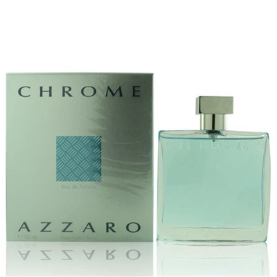 Azzaro Mchrome3.4edtspr 3.4 oz Chrome Eau De Toilette Spray For Men