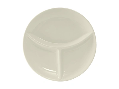 Tuxton Healthcare 3 Compartment Plate 9" 7/8", 12 Pieces
