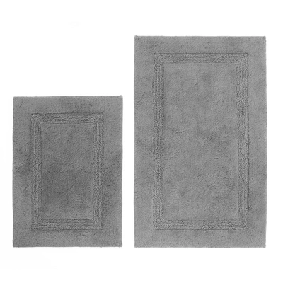 Nautica Peniston Gray Bath Rug Set