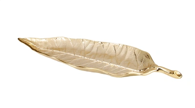 Classic Touch Decor Gold Leaf Dish