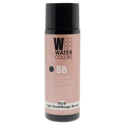 Tressa Watercolors Bb Demi-permanent Hair Color - 6gb Light Golden Beige Brown By  For Unisex - 2 oz