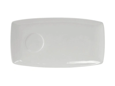 Tuxton Linx Rectangular Tray W/well 13"x7"x3/4", 12 Pieces