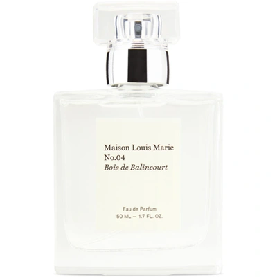 Maison Louis Marie No.04 Bois De Balincourt Eau De Parfum 1.7 oz/ 50 ml In N,a