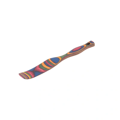 Island Bamboo Pakkawood 8-inch Slim Spurtle In Multi