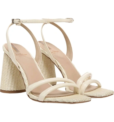 Sam Edelman Kia Block Heel Sandal In Porcelain In White