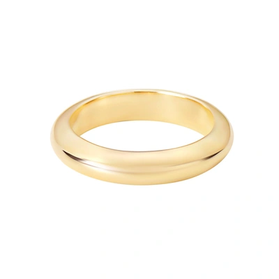 Fine Jewelry 4mm Donut Band 14k Gold In Yellow