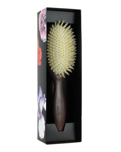 Christophe Robin Boar Bristle Detangling Paddle Hairbrush Full Size 11 In X 3 In X 2.5 In