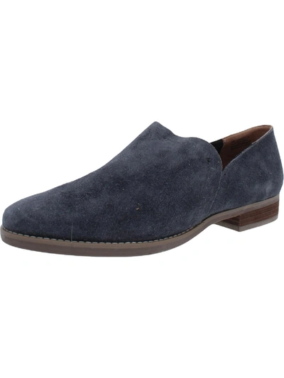 Array Tulsa Womens Suede Slip On Loafers In Grey