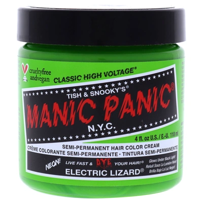 Manic Panic Classic High Voltage Hair Color - Electric Lizard By  For Unisex - 4 oz Hair Color