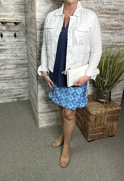 Lulu-b Turtle Skort In Blue In Multi