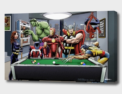 Curioos Afterhours: Marvel Superheroes Relax Playing Pool