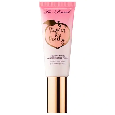 Too Faced Primed & Peachy Cooling Matte Primer - Peaches And Cream Collection 1.35 oz/ 40 ml