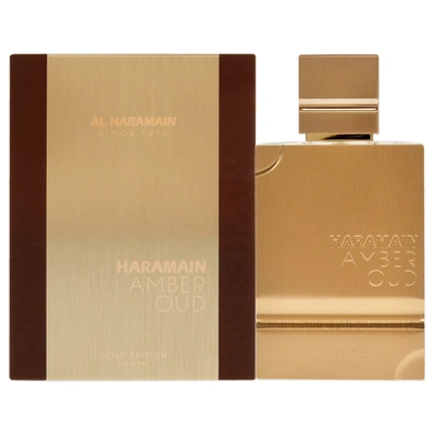 Haramain Amber Oud For Unisex 3.33 oz Edp Spray (gold Edition) In Orange