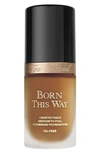 Too Faced Born This Way Natural Finish Longwear Liquid Foundation Chestnut 1 oz/ 30 ml