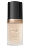 Too Faced Born This Way Natural Finish Longwear Liquid Foundation Snow 1 oz/ 30 ml