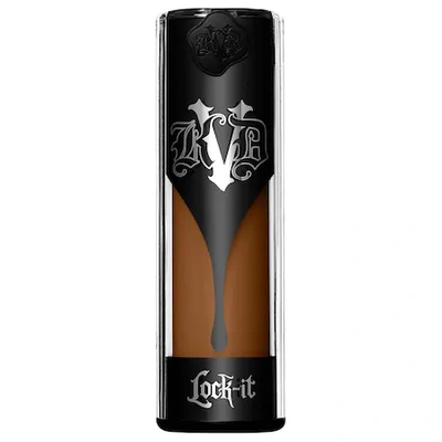 Kat Von D Lock-it Full-coverage Long-wear Matte Liquid Foundation Deep 76 Warm 1 oz/ 30 ml