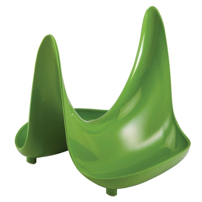 Hutzler Pot Lid Stand In Green