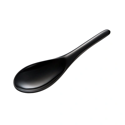 Gourmac 8-inch Melamine Rice And Wok Spoon In Black