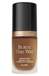 Too Faced Born This Way Natural Finish Longwear Liquid Foundation Hazelnut 1 oz/ 30 ml
