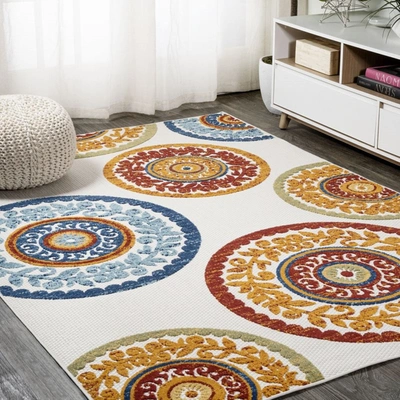 Jonathan Y Circus Medallion High-low Indoor/outdoor Area Rug