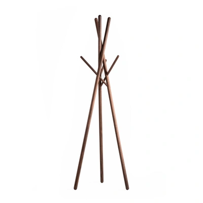 The Decent Living Coat Rack (walnut Finish On Ashwood)