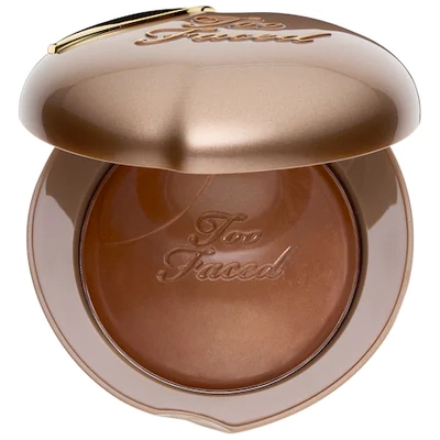 Too Faced Bronzed Peach Melting Powder Bronzer - Peaches And Cream Collection Toasted Peach .44 oz/ 12.5 G
