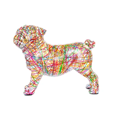 Interior Illusion Plus Interior Illusions Plus Expressionist Standing Bulldog - 9" Long