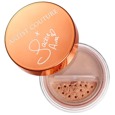 Artist Couture X Jackie Aina Diamond Glow Powder Highlighter La Bronze 0.16 oz/ 4.5 G