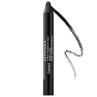 Sephora Collection Sephora Colorful Shadow And Liner Pencil 17 Black 0.33 oz / 9.4 G