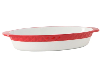 Tuxton Home Displaytux Casserole Oval 3-1/2qt 17-3/4"(15-3/4" W/o Handle)x8-1/2"x3", 2 Pieces