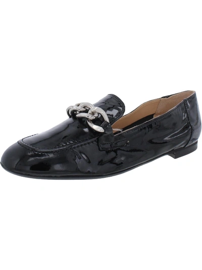 Donald J Pliner Womens Leather Slip-on Penny Loafers In Black