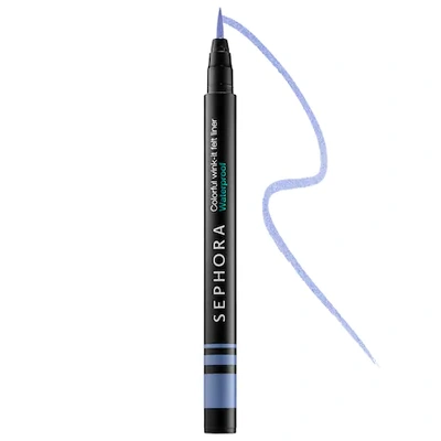 Sephora Collection Colorful Wink-it Felt Tip Liquid Eyeliner - Waterproof 06 Baby Blues 0.019 oz/ 0.55 ml