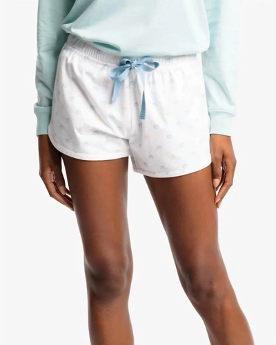 Southern Tide Classic Skipjack Lounge Short In Classic White