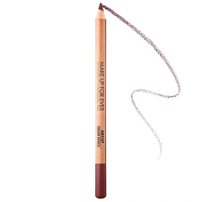 Make Up For Ever Artist Color Pencil Brow, Eye & Lip Liner 718 Free Burgundy 0.04 oz/ 1.41 G
