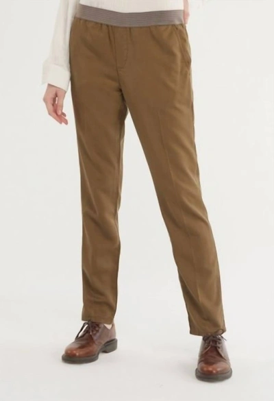 Chloé Stora Fox Trousers In Light Khaki In Brown