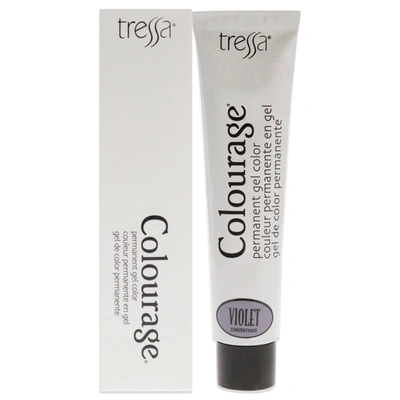 Tressa Colourage Permanent Gel Color - Violet Concentrate By  For Unisex - 2 oz Hair Color In White