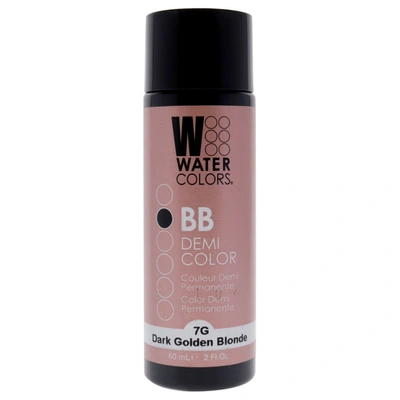 Tressa Watercolors Bb Demi-permanent Hair Color - 7g Dark Golden Blonde By  For Unisex - 2 oz Hair Co In Pink