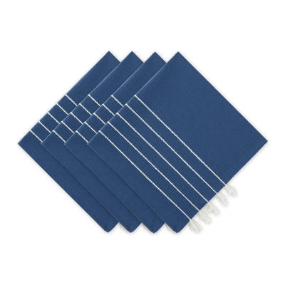 Dii Tassel Stripe Napkin (set Of 6)