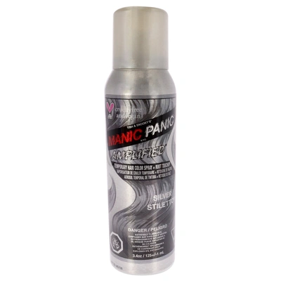 Manic Panic Amplified Temporary Hair Color Spray - Silver Stiletto By  For Unisex - 3.4 oz Hair Spray