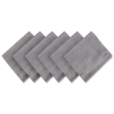 Dii Variegated Napkin (set Of 6) In Grey
