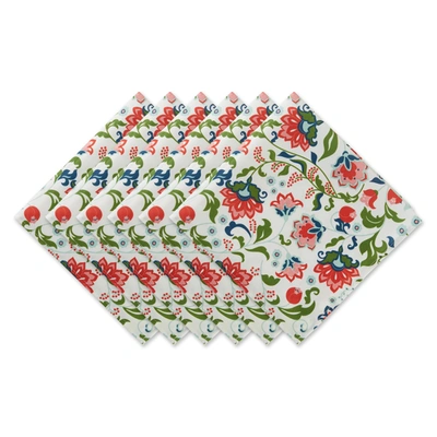 Dii Outdoor Garden Floral Napkin (set Of 6) In Multi