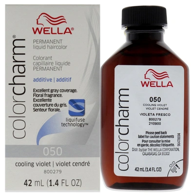 Wella Color Charm Additive Liquid Haircolor - 50 Cooling Violet By  For Unisex - 1.4 oz Hair Color