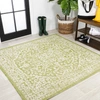 Jonathan Y Malta Bohemian Medallion Textured Weave Indoor/outdoor Green/cream Square Area Rug