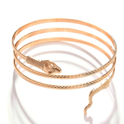 Sohi Gold Color Gold Plated Designer Stone Bracelet For Women's