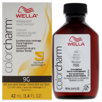 Wella Color Charm Permanent Liquid Haircolor - 9g Soft Pure Gold Blonde By  For Unisex - 1.4 oz Hair