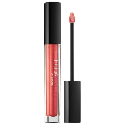 Huda Beauty Lip Strobe Metallic Gloss Saucey