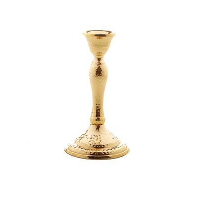 Classic Touch Decor Gold Candlestick - 6.5"h