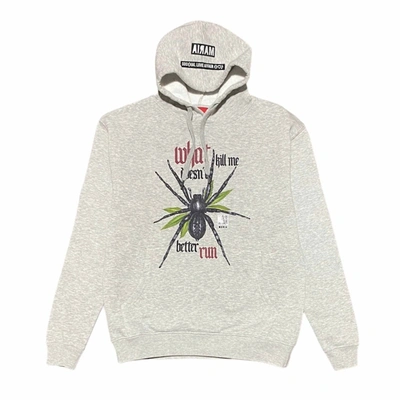 Maria By Fifty Men's Run Hoodie In Grey