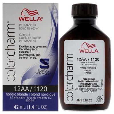 Wella Color Charm Permanent Liquid Haircolor - 1120 12aa Nordic Blonde By  For Unisex - 1.4 oz Hair C