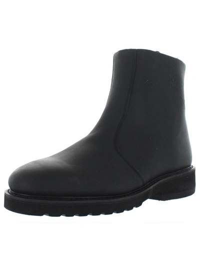 Fin & Feather Mens Leather Oil Resistant Work Boots In Black